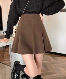 INASTUDIOS（イーナストゥディオス）の「ハイウエスト フレアミニスカート（スカート）」