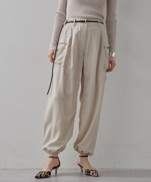 Whim Gazette（ウィムガゼット）の「ミリタリーパンツ（カーゴパンツ・レディース・ベージュ/カーキ・36/38）」の4枚目の写真