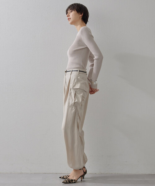 Whim Gazette（ウィムガゼット）の「ミリタリーパンツ（カーゴパンツ・レディース・ベージュ/カーキ・36/38）」の6枚目の写真