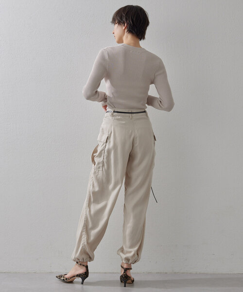 Whim Gazette（ウィムガゼット）の「ミリタリーパンツ（カーゴパンツ・レディース・ベージュ/カーキ・36/38）」の7枚目の写真