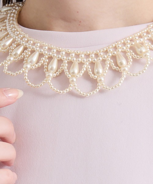 QUEENS COURT(クイーンズコート)の「パールジュエルネックレス(ネックレス・レディース・ホワイト系その他・FREE)」の6枚目の写真