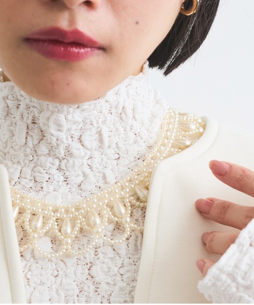 QUEENS COURT(クイーンズコート)の「パールジュエルネックレス(ネックレス・レディース・ホワイト系その他・FREE)」の10枚目の写真