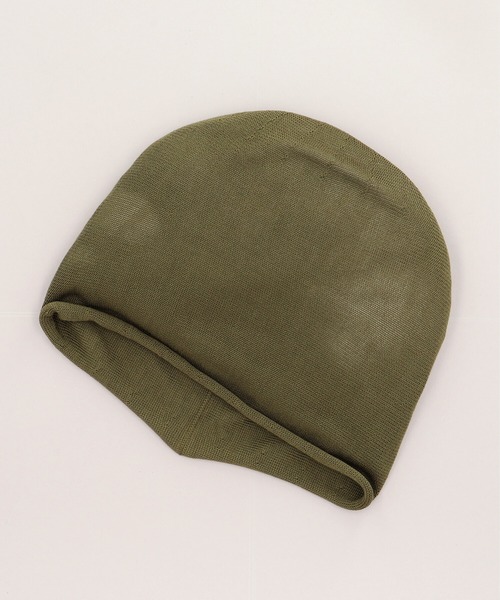 CA4LA（カシラ）の「SILK MISSILE LONG10（ニットキャップ/ビーニー・メンズ・ブラック/カーキ/ベージュ・ONESIZE）」の3枚目の写真