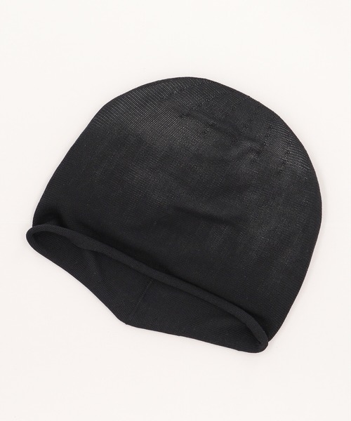 CA4LA（カシラ）の「SILK MISSILE LONG10（ニットキャップ/ビーニー・メンズ・ブラック/カーキ/ベージュ・ONESIZE）」の6枚目の写真