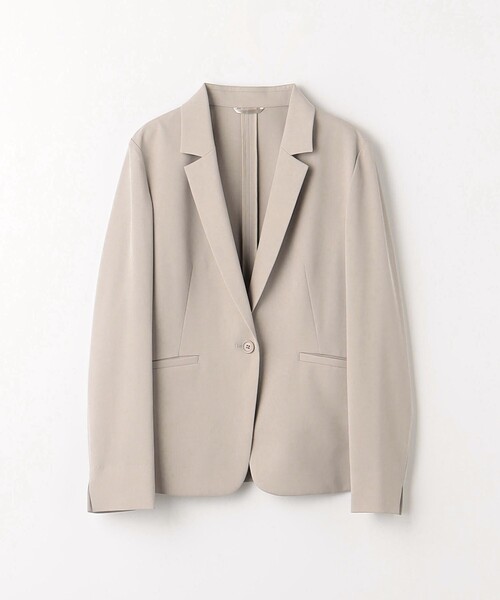 green label relaxing（グリーンレーベルリラクシング）の「サラフール テーラード ジャケット -マシンウォッシャブル・ストレッチ・UVカット-（テーラードジャケット・レディース・ネイビー/ベージュ/ブラック・34/36/42/38/40/46/44）」の13枚目の写真