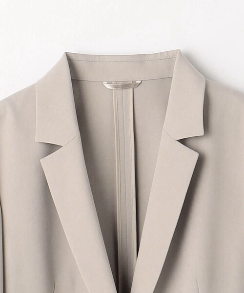 green label relaxing（グリーンレーベルリラクシング）の「サラフール テーラード ジャケット -マシンウォッシャブル・ストレッチ・UVカット-（テーラードジャケット・レディース・ネイビー/ベージュ/ブラック・34/36/42/38/40/46/44）」の4枚目の写真