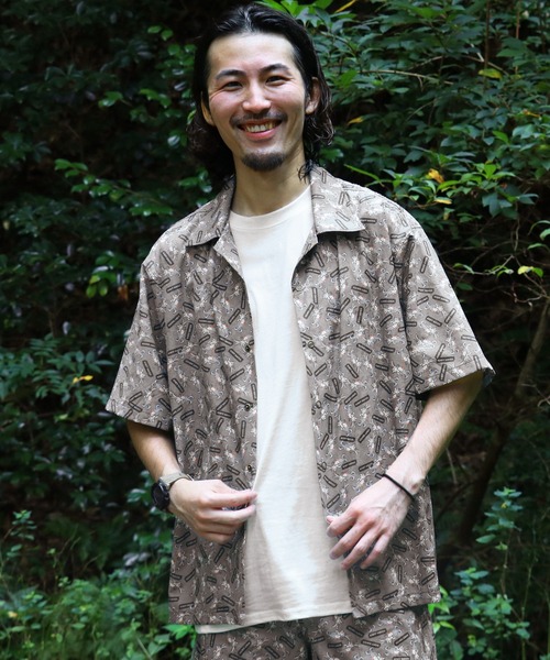 KRIFF MAYER（クリフメイヤー）の「【UNISEX/撥水防汚･UVカット】かるさらエアーエンジョイシャツ（シャツ/ブラウス・メンズ・ナチュラル/サックスブルー/グレー/イエロー・MEDIUM/X-LARGE/LARGE）」の2枚目の写真