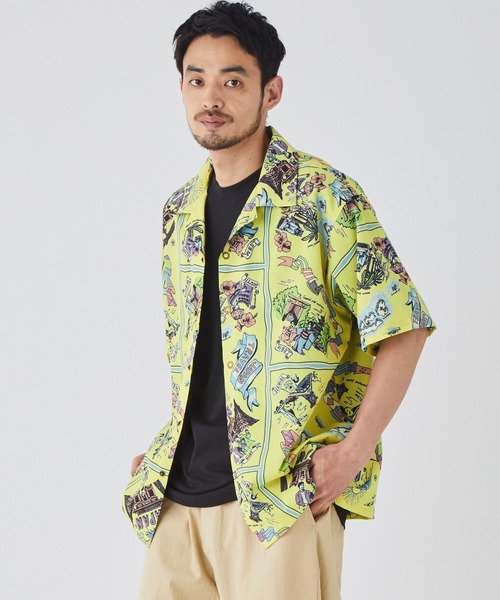 KRIFF MAYER（クリフメイヤー）の「【UNISEX/撥水防汚･UVカット】かるさらエアーエンジョイシャツ（シャツ/ブラウス・メンズ・ナチュラル/サックスブルー/グレー/イエロー・MEDIUM/X-LARGE/LARGE）」の4枚目の写真