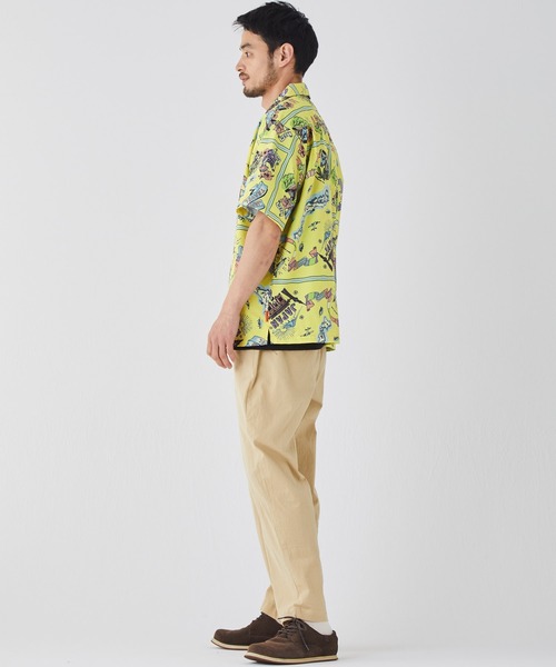 KRIFF MAYER（クリフメイヤー）の「【UNISEX/撥水防汚･UVカット】かるさらエアーエンジョイシャツ（シャツ/ブラウス・メンズ・ナチュラル/サックスブルー/グレー/イエロー・MEDIUM/X-LARGE/LARGE）」の11枚目の写真