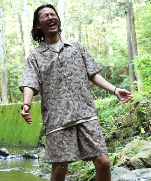 KRIFF MAYER（クリフメイヤー）の「【UNISEX/撥水防汚･UVカット】かるさらエアーエンジョイシャツ（シャツ/ブラウス・メンズ・ナチュラル/サックスブルー/グレー/イエロー・MEDIUM/X-LARGE/LARGE）」の13枚目の写真