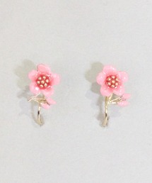 Zoule（ゾーラ）の「Zoule ゾーラ：FLOWER LETTER SERIES　flower letter３　花言葉　カラー　ミモザ　桜　イヤリング（イヤリング）」