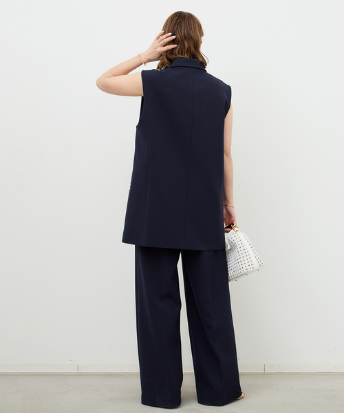 今季☆Deuxieme Classe☆*Wクロス ロングベスト Deuxieme Classe（ドゥーズィエムクラス）の「*Wクロス ロング