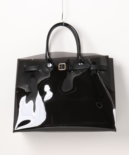 DouDou（ドゥドゥ）の「ベルト付トートバッグ（ショルダーバッグ・レディース・ブラック・FREE）」の9枚目の写真