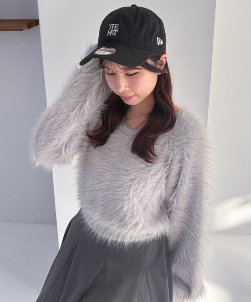 Heather(ヘザー)の「【NEW ERA/ニューエラ】THE MET Cap 252051(キャップ・レディース・ブラック/ピンク/グレー・ONE SIZE)」の4枚目の写真