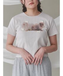 merry jenny | ラビットribbon Tシャツ(Tシャツ/カットソー)