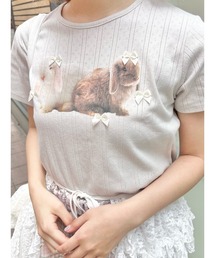 ラビットribbon Tシャツ