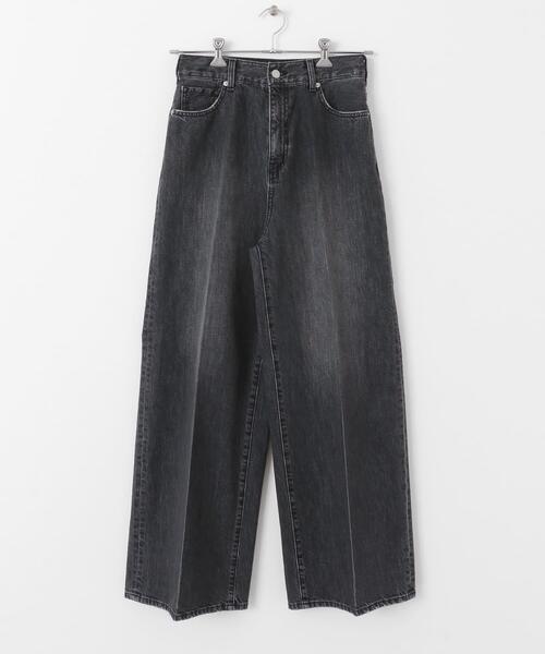 URBAN RESEARCH Sonny Label(アーバンリサーチサニーレーベル)の「『34サイズ/低身長向けも展開』センタープレスストレートデニム(デニムパンツ・レディース・ブラック/インディゴブルー・38/34/36)」の4枚目の写真