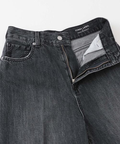 URBAN RESEARCH Sonny Label(アーバンリサーチサニーレーベル)の「『34サイズ/低身長向けも展開』センタープレスストレートデニム(デニムパンツ・レディース・ブラック/インディゴブルー・38/34/36)」の5枚目の写真