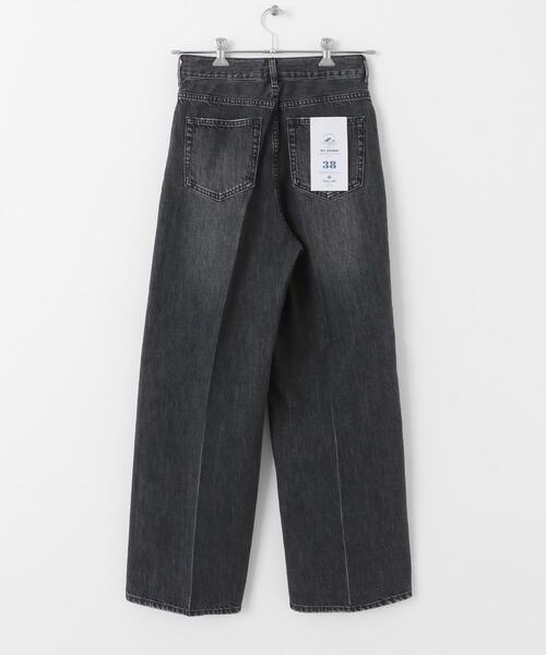34サイズ/低身長向けも展開』センタープレスストレートデニム（デニム