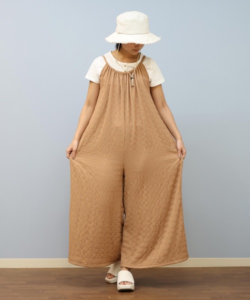 BILLABONG(ビラボン)の「BILLABONG/ビラボン シャーリングオールインワン BF01C-703(つなぎ/オールインワン・レディース・ブラック/ライトブラウン・M/L)」の6枚目の写真