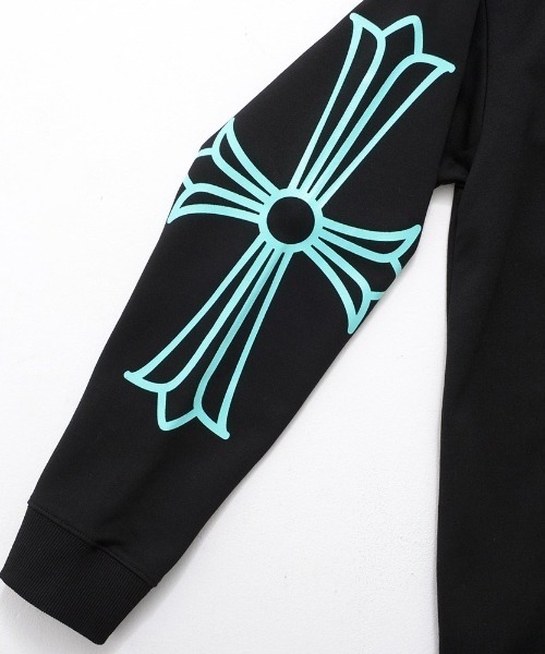 LUXE/R(ラグジュ)の「『LUXE/R/ラグジュ』サークルロゴ長袖ジップパーカー(パーカー・メンズ・ブラック・M/L/XL)」の14枚目の写真