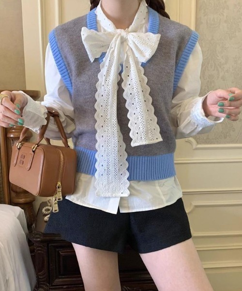 SHEPP(シープ)の「リボンフリルブラウス(シャツ/ブラウス・レディース・ホワイト・M/L)」の11枚目の写真