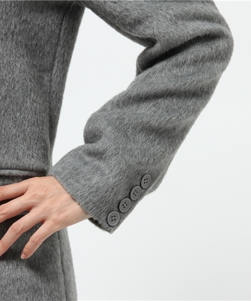 BLONDY ReLISH（ブロンディリリッシュ）の「ダブルチェスターコート（チェスターコート・レディース・ベージュ/ライトブルー/グレー・FREE）」の8枚目の写真