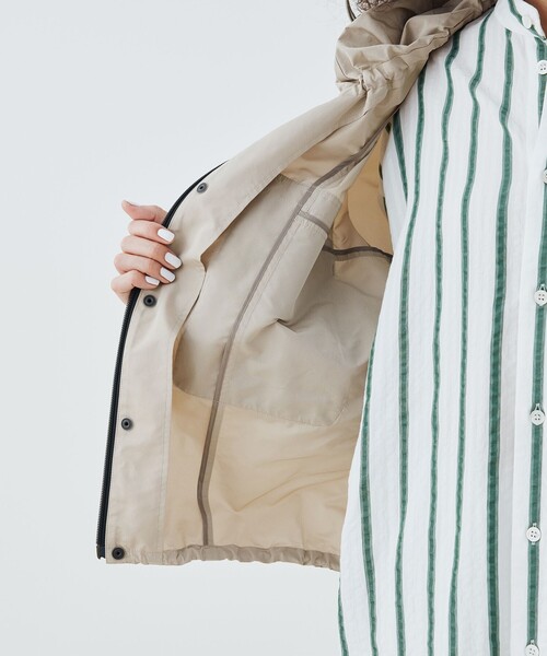 メモリータフタ フーデットブルゾン（ブルゾン）｜GALERIE VIE