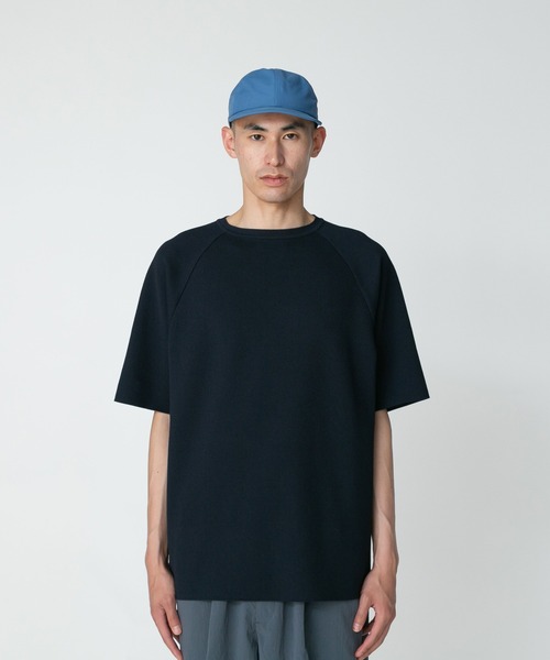 Snow Peak(スノーピーク)の「Co/Pe Knit Raglan Pullover(Tシャツ/カットソー・メンズ・ブラック/ネイビー/ライトグレー・S/M/L/XL)」の3枚目の写真