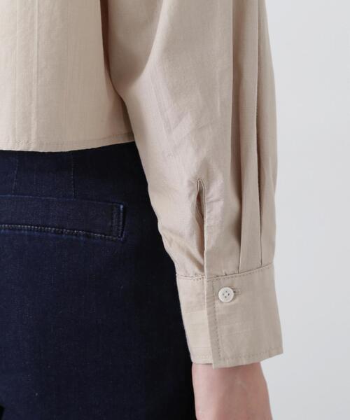 PROPORTION BODY DRESSING（プロポーションボディドレッシング）の「ダンガリーショートシャツ / 1215110406（シャツ/ブラウス・レディース・ベージュ/ブルー・FREE）」の14枚目の写真