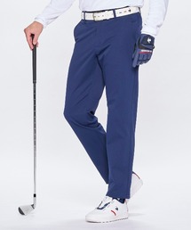 le coq sportif GOLF（ルコックスポルティフゴルフ）の「【le coq sportif GOLF】吸水速乾 防汚加工済みのストレッチ9分丈パンツ ゴルフウェア（スラックス）」
