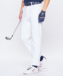 le coq sportif GOLF（ルコックスポルティフゴルフ）の「【le coq sportif GOLF】吸水速乾/防汚加工済みのストレッチ9分丈パンツ ゴルフウェア（スラックス）」