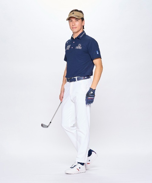 セール】【le coq sportif GOLF】吸水速乾/防汚加工済みのストレッチ9