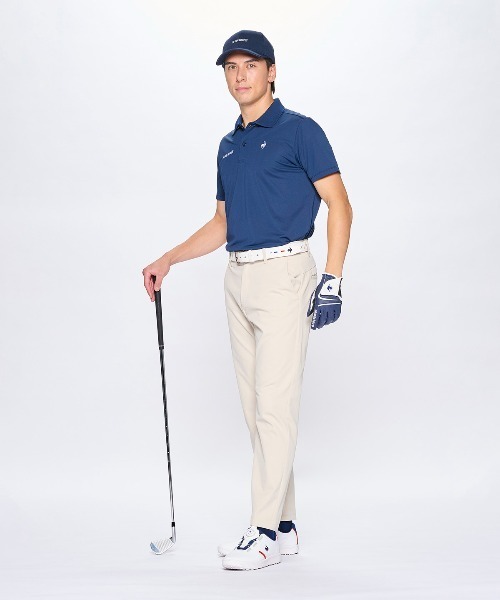 セール】【le coq sportif GOLF】吸水速乾/防汚加工済みのストレッチ9