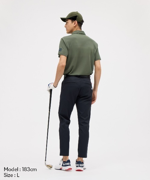 セール】【le coq sportif GOLF】吸水速乾/防汚加工済みのストレッチ9