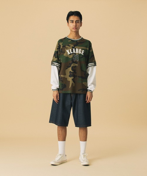 XLARGE(エクストララージ)の「OG DENIM SHORT PANTS(デニムパンツ・メンズ・ブラック/インディゴブルー・30inch/32inch/34inch/36inch)」の9枚目の写真