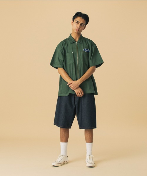 XLARGE(エクストララージ)の「OG DENIM SHORT PANTS(デニムパンツ・メンズ・ブラック/インディゴブルー・30inch/32inch/34inch/36inch)」の11枚目の写真