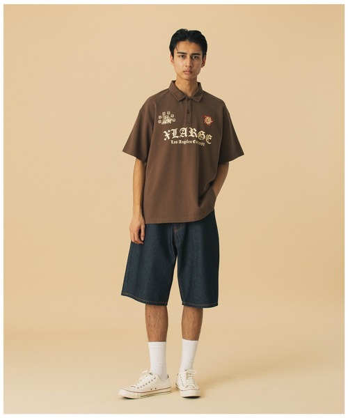 XLARGE(エクストララージ)の「OG DENIM SHORT PANTS(デニムパンツ・メンズ・ブラック/インディゴブルー・30inch/32inch/34inch/36inch)」の12枚目の写真
