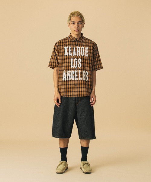 XLARGE(エクストララージ)の「OG DENIM SHORT PANTS(デニムパンツ・メンズ・ブラック/インディゴブルー・30inch/32inch/34inch/36inch)」の14枚目の写真