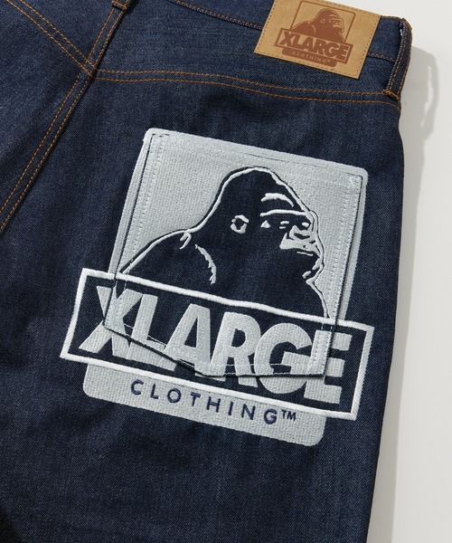 XLARGE OG DENIM PANTS 34inch インディゴブルー OG DENIM SHORT PANTS（デニムパンツ）｜XLARGE（エクストラ