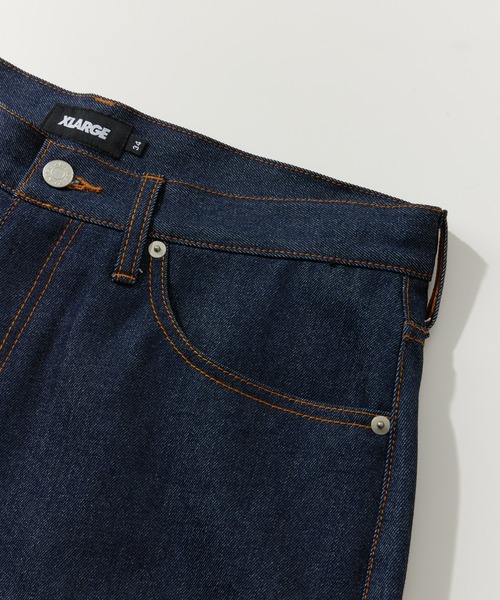 XLARGE(エクストララージ)の「OG DENIM SHORT PANTS(デニムパンツ・メンズ・ブラック/インディゴブルー・30inch/32inch/34inch/36inch)」の22枚目の写真