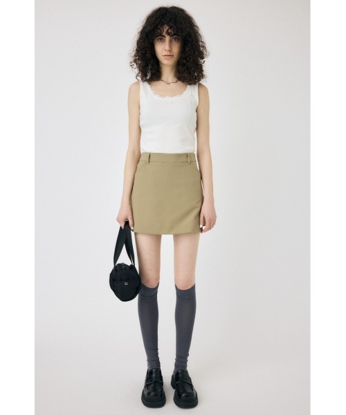 MOUSSY(マウジー)の「LACE TRIM タンクトップ(タンクトップ・レディース・グレー/アイボリー/ブラウン・FREE)」の21枚目の写真