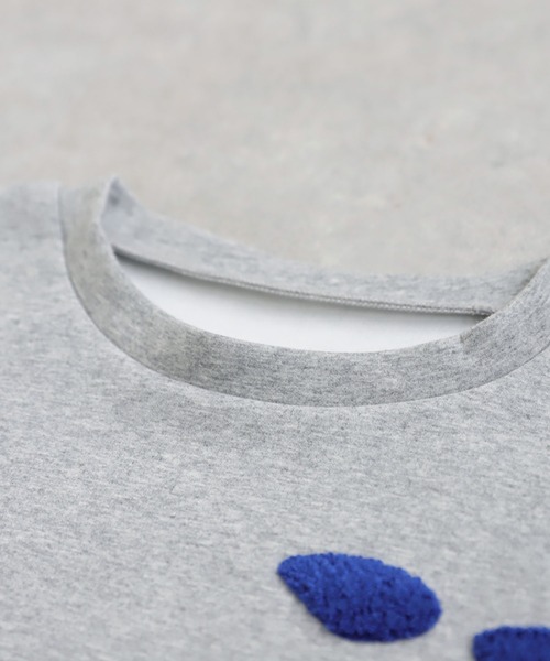 antiqua(アンティカ)の「サガラ刺繍Tシャツ(Tシャツ/カットソー・レディース・ブラック/杢グレー/ブラック系その他/ホワイト系その他・ONE SIZE)」の18枚目の写真
