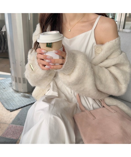 カーディガン 「 Ogue. 」 mote funwari cardigan（モテふんわりカーディガン） レディース Ogue. ] mote funwari cardigan（モテふんわりカーディガン