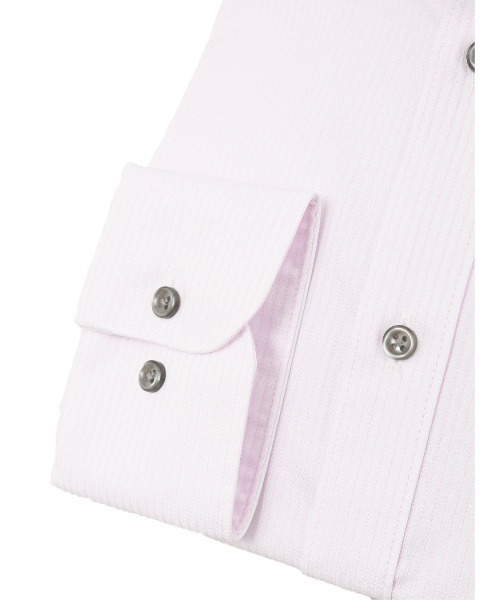 m.f.editorial（エムエフエディトリアル）の「【形態安定 吸水速乾】m.f.エディトリアル メンズ ボタンダウン ビジネスドレス 長袖シャツ（ビジネスシャツ・メンズ・ピンク系その他・首回り39cm-裄丈80cm/首回り41cm-裄丈82cm/首回り41cm-裄丈86cm/首回り43cm-裄丈86cm/首回り39cm-裄丈84cm/首回り37cm-裄丈80cm/首回り43cm-裄丈82cm/首回り45cm-裄丈86cm）」の6枚目の写真