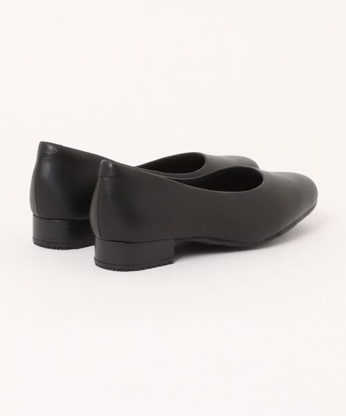 ASBee（アスビー）の「OFFICE SUPPORT オフィスサポート レディース 本革オフィスパンプス【幅広4E/低反発+高反発 Wクッション/屈曲性/抗菌】 625000（パンプス・レディース・ブラック・22.0cm/22.5cm/23.0cm/23.5cm/24.0cm/24.5cm/25.0cm）」の2枚目の写真