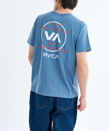 RVCA メンズ ESCAPE CIRCLE SS Tシャツ 【2025年春夏モデル】/ルーカバックプリント半袖Tシャツ