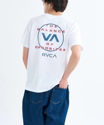 RVCA | RVCA メンズ ESCAPE CIRCLE SS Tシャツ 【2025年春夏モデル】/ルーカバックプリント半袖Tシャツ(Tシャツ/カットソー)