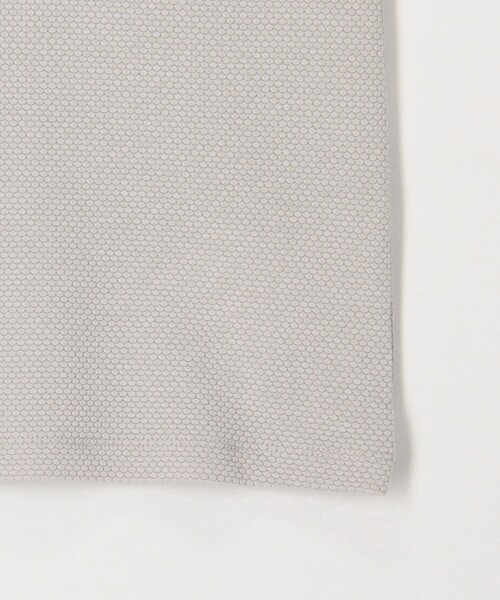 MICO COULIER（ミコクリエ）の「ラッセル編シアー切替2WAYタンクトップ（Tシャツ/カットソー・レディース・グレイッシュベージュ/ブラック/オフホワイト・38）」の6枚目の写真