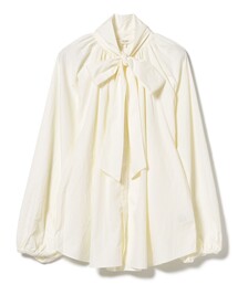 BEAMS HEART | ボウタイ セット ノーカラー ブラウス(シャツ/ブラウス)
